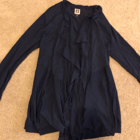 Anne Klein Sweaters - Anne Klein navy Cardigan